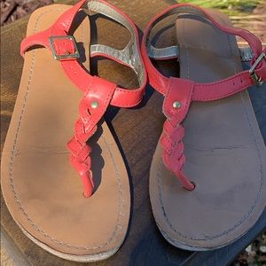 Merona coral sandals